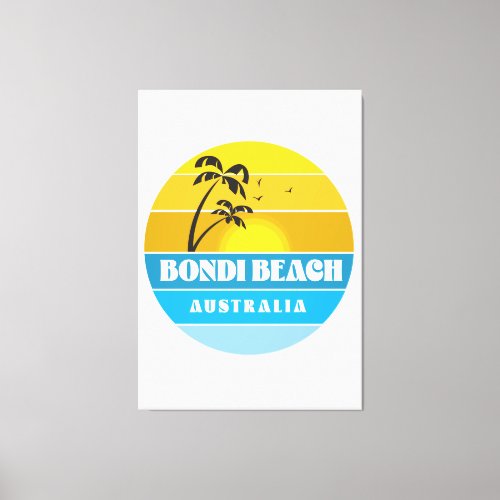 Bondi Beach Australia Canvas Print