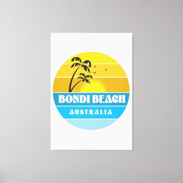 Bondi Beach Australia Canvas Print (Front)