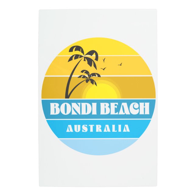 Bondi Beach Australia Metal Print (Front)