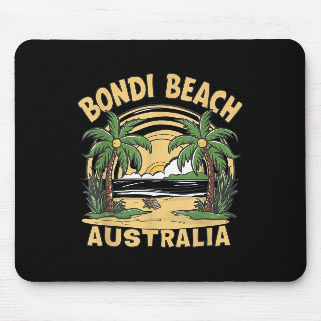 Bondi Beach Australia  Mouse Pad (Front)