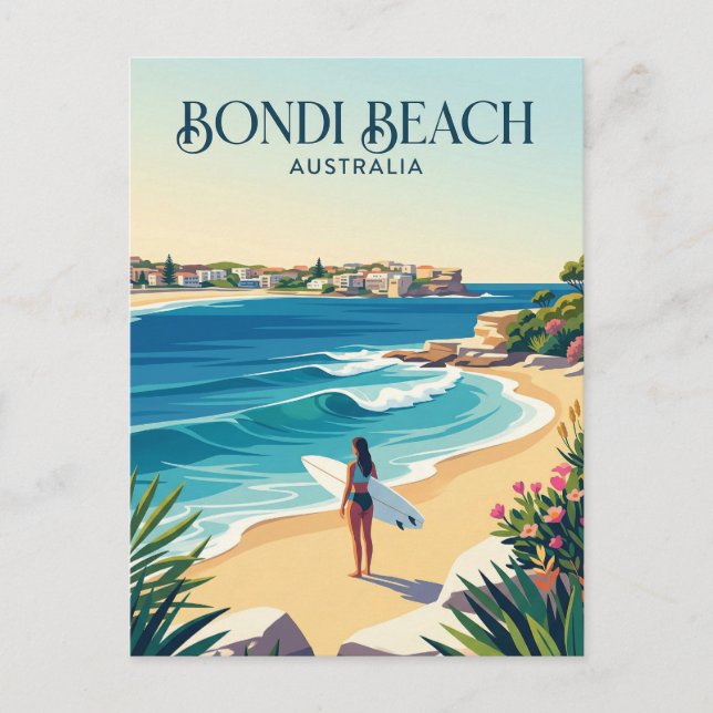 Bondi Beach Australia Postcard (Front)