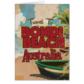 Bondi Beach Australia Vintage vacation Poster (Front)