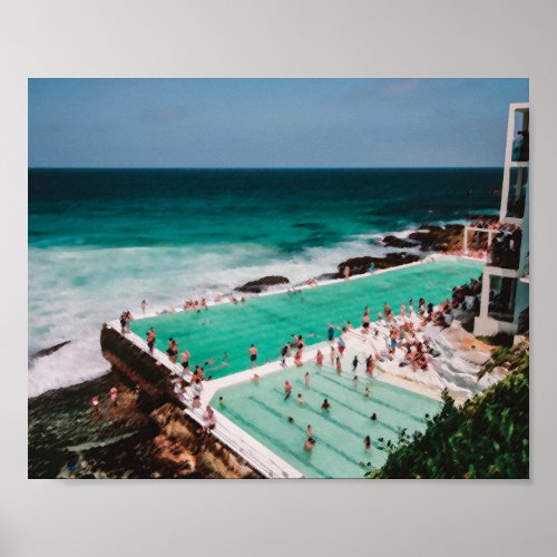Bondi Beach Icebergs Pool _ Poster