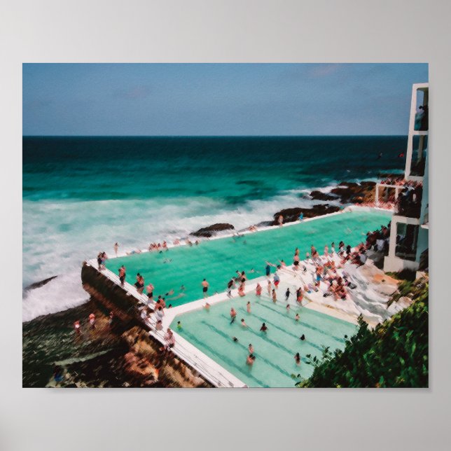 Bondi Beach Icebergs Pool - Poster (Front)