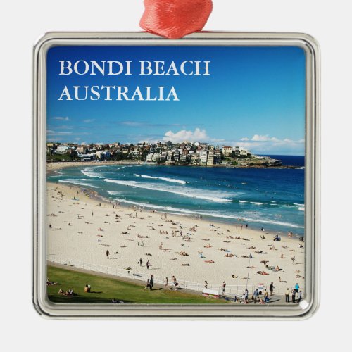 Bondi Beach Metal Ornament