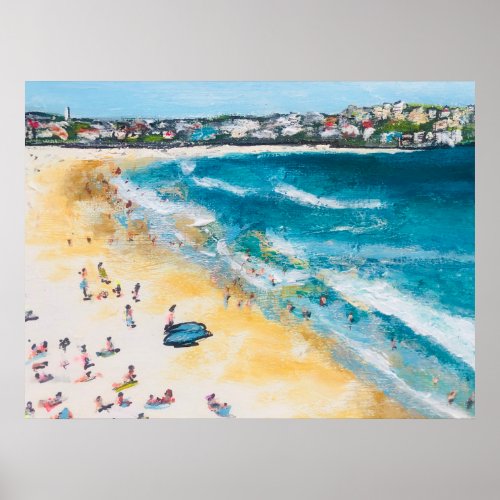 Bondi Beach Summer Poster