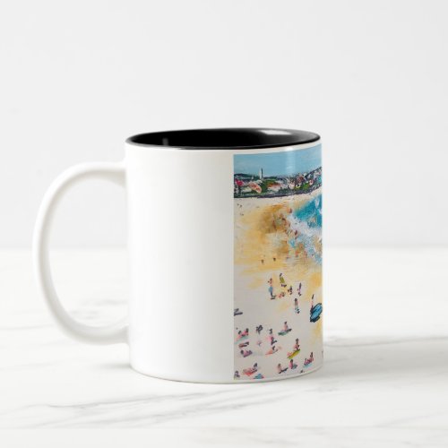 Bondi Beach Summer  Two_Tone Coffee Mug