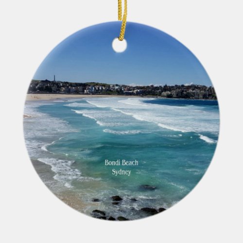 Bondi Beach Sydney Australia Ceramic Ornament