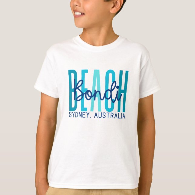 Bondi Beach Sydney Australia (Ocean) T-Shirt (Front)