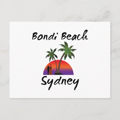 bondi beach sydney postcard