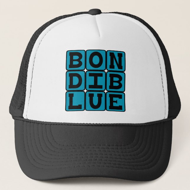 Bondi Blue, Color Trucker Hat (Front)