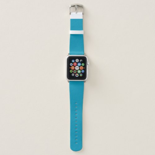 Bondi Blue Solid Color Apple Watch Band