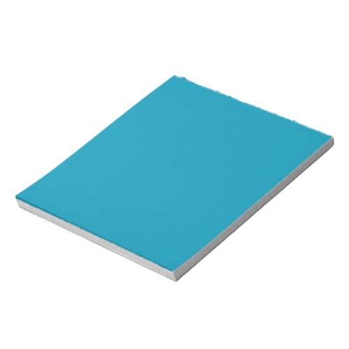 Bondi Blue Solid Color Notepad