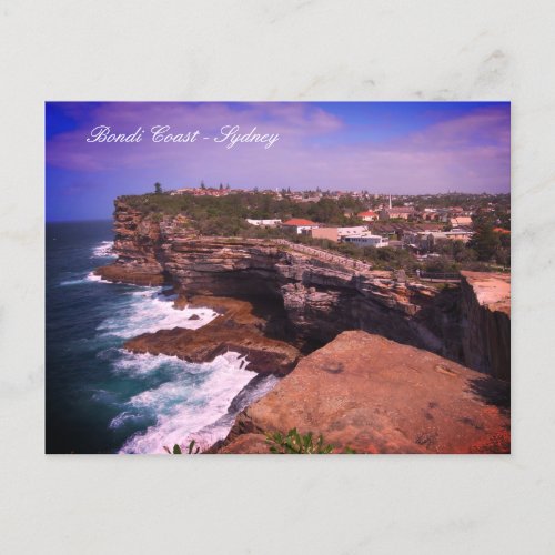 Bondi Coast panorama Sydney _ Australia Postcard