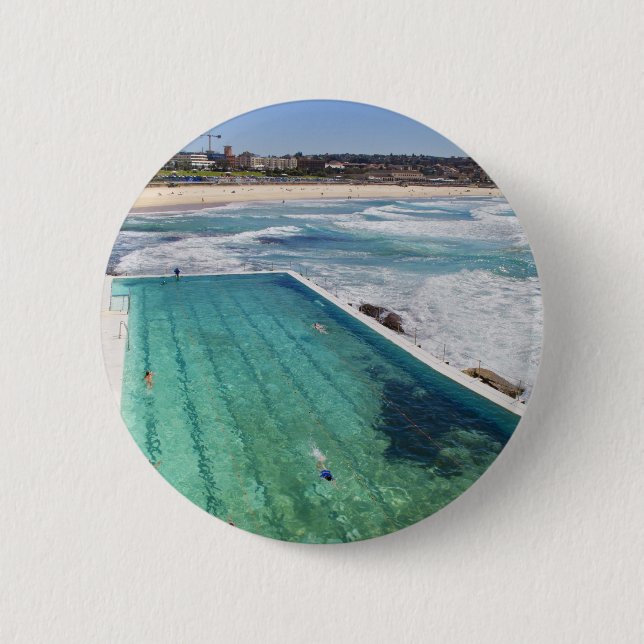 Bondi Icebergs Button (Front)