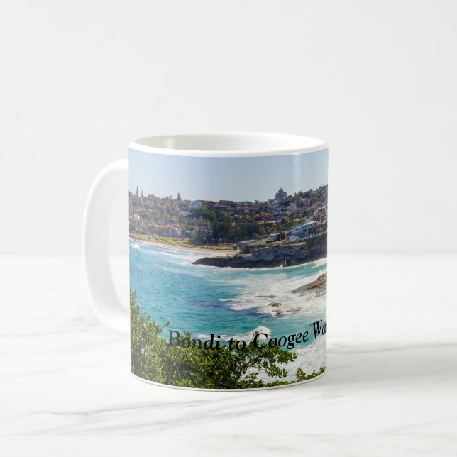 Bondi to Coogee Walk, Sydney Coffee Mug (Front Left)