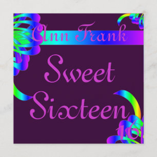 Bondings of Love Sweet Sixtee Invitation-Customize Invitation