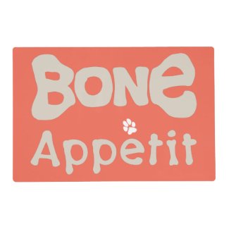 Bone appetit Cute reversible Dog name Orange
