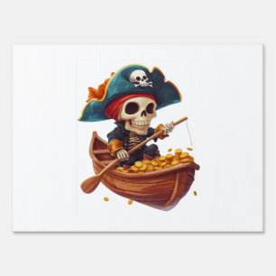 Bone Buccaneer � Funny Pirate Skull Sign