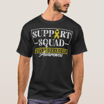 Bone Cancer Awareness I Support Squad I Chondrosar T-Shirt