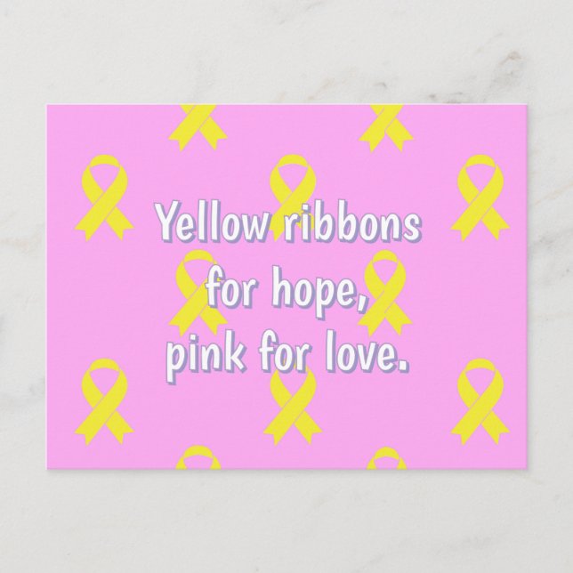 Bone Cancer Awareness Postcard (Front)