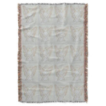 Bone Cancer Awareness Ribbon Throw Blankets