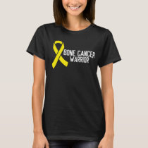 Bone Cancer Awareness Yellow Ribbon Osteosarcoma T-Shirt
