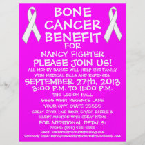 Bone Cancer Benefit Flyer