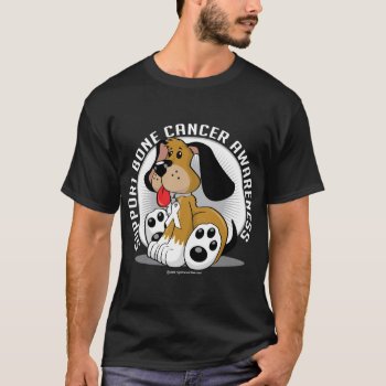 Bone Cancer Dog T-shirt by fightcancertees at Zazzle