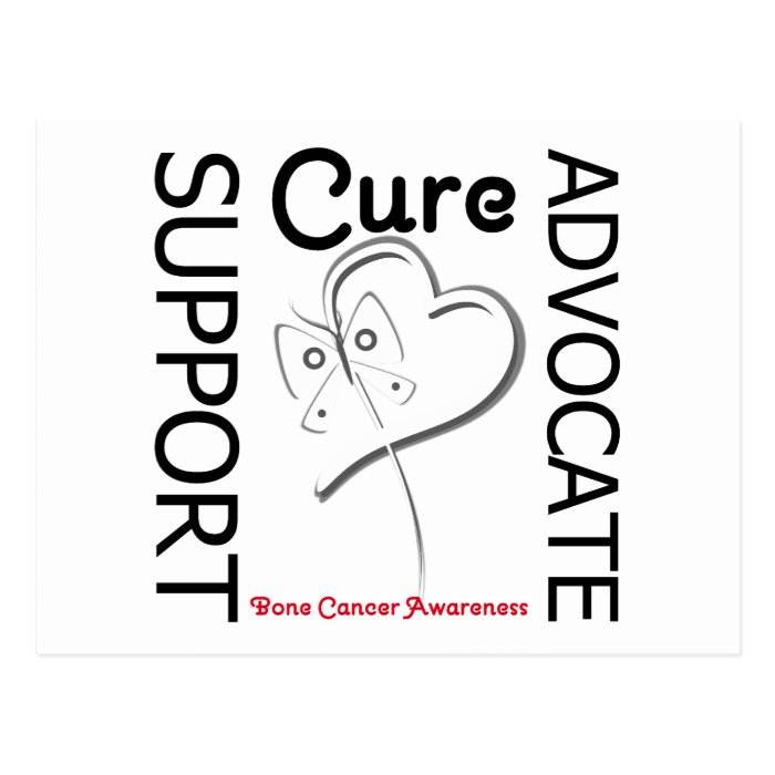 Bone Cancer Support Advocate Cure Postcards