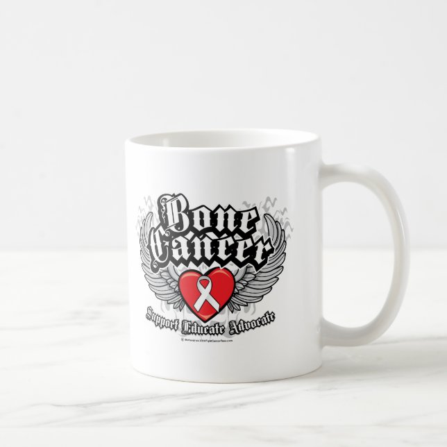 Bone Cancer Wings Coffee Mug (Right)