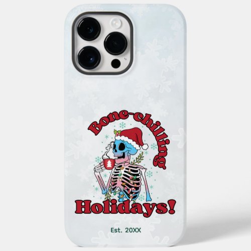 Bone_Chilling Holidays Skeleton in Trans Colors Case_Mate iPhone 14 Pro Max Case