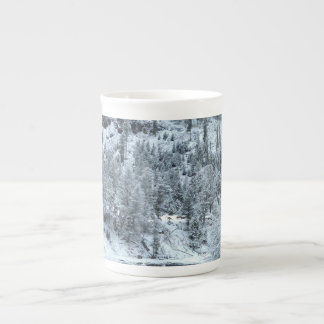 Bone China Mug - "Winter Day At Yellowstone"