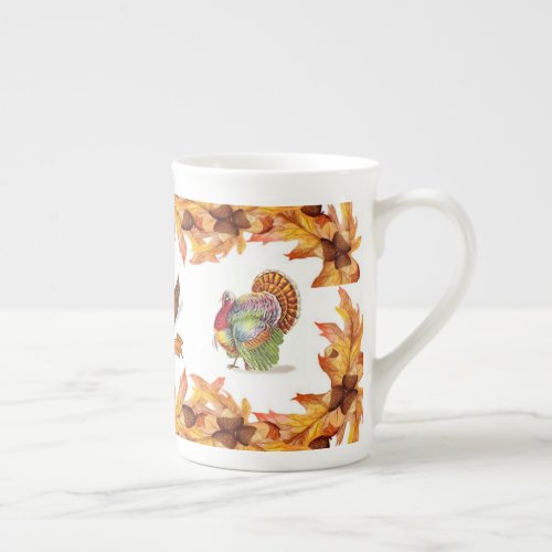 BONE CHINA THANKSGIVING MUG