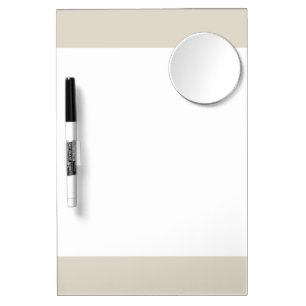 Bone Classic Colored Dry Erase Board With Mirror