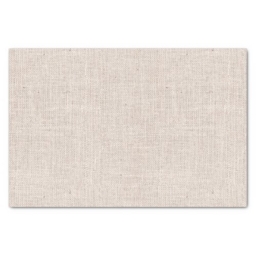 Bone Colored Burlap Texture Tissue Paper