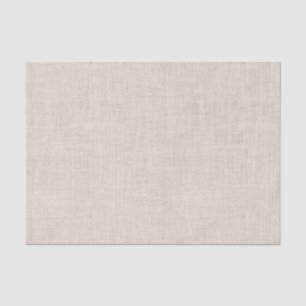 Bone Colored Burlap Texture Tissue Paper