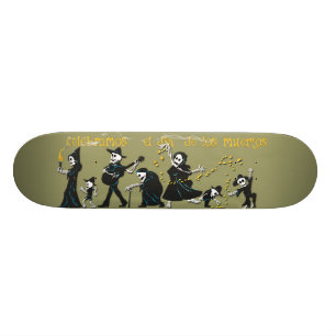 Bone Deck™ - Dancing Muertos Skateboard Deck