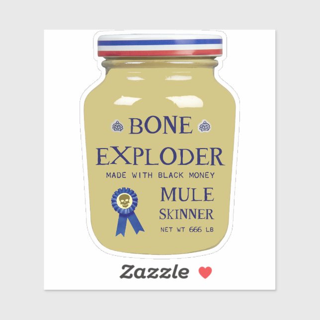 Bone Exploder Sticker (Sheet)