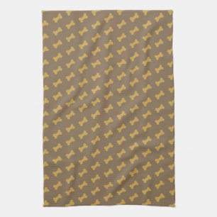 bone for dog texture kitchen towel