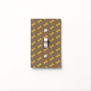 bone for dog texture light switch cover