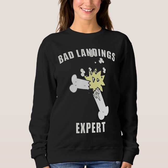 Bone Fracture Leg Fracture Fracture Sweatshirt (Front)