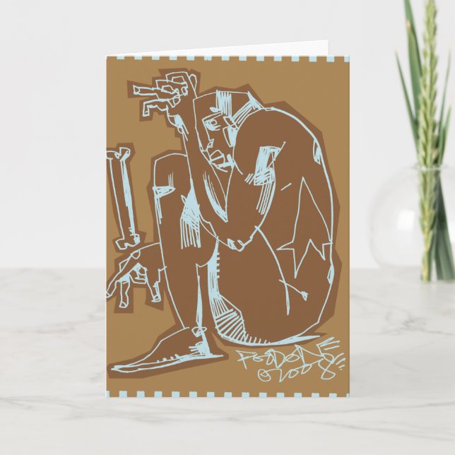 Bone Greeting Card (Front)