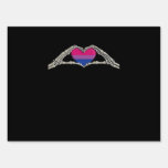 Bone Hands Heart Bisexual Goth Sign