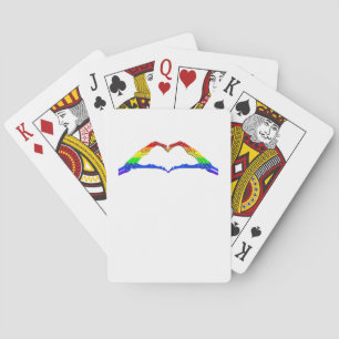 Bone Hands Heart Classic Poker Cards