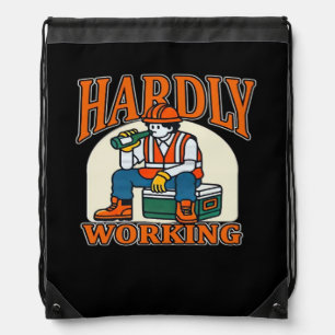 Bone Hands Heart Lesbian Goth Drawstring Bag