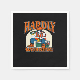 Bone Hands Heart Lesbian Goth Napkins