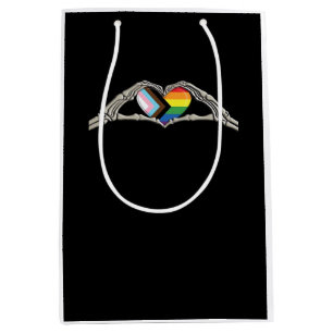 Bone Hands Heart Pride Progress Creative Style Medium Gift Bag
