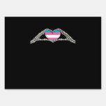 Bone Hands Heart Transgender Goth Sign