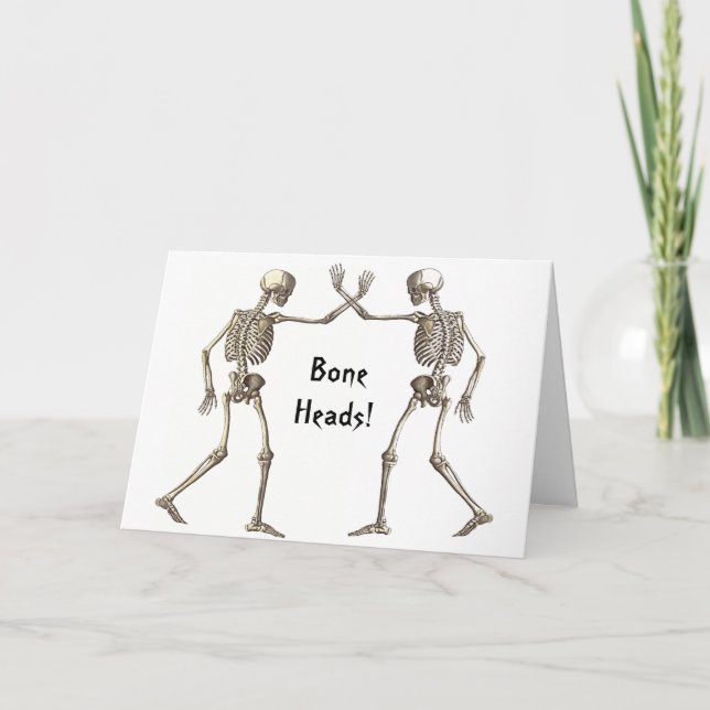 Bone Heads Skeletons Card (Front)